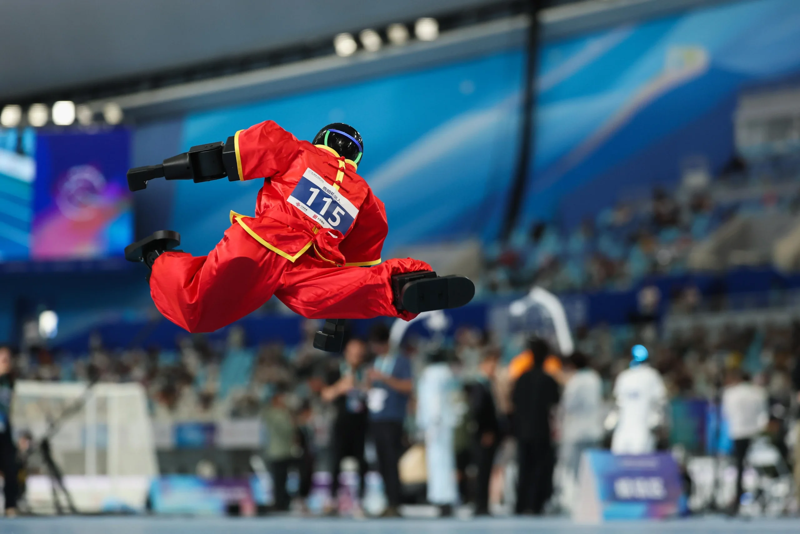 China avança em ritmo acelerado nos Jogos Mundiais de Robôs Humanóides