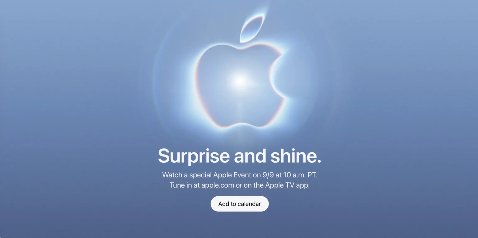 Apple confirma evento de lançamento em 9 de setembro com novidades no iPhone e Apple Watch