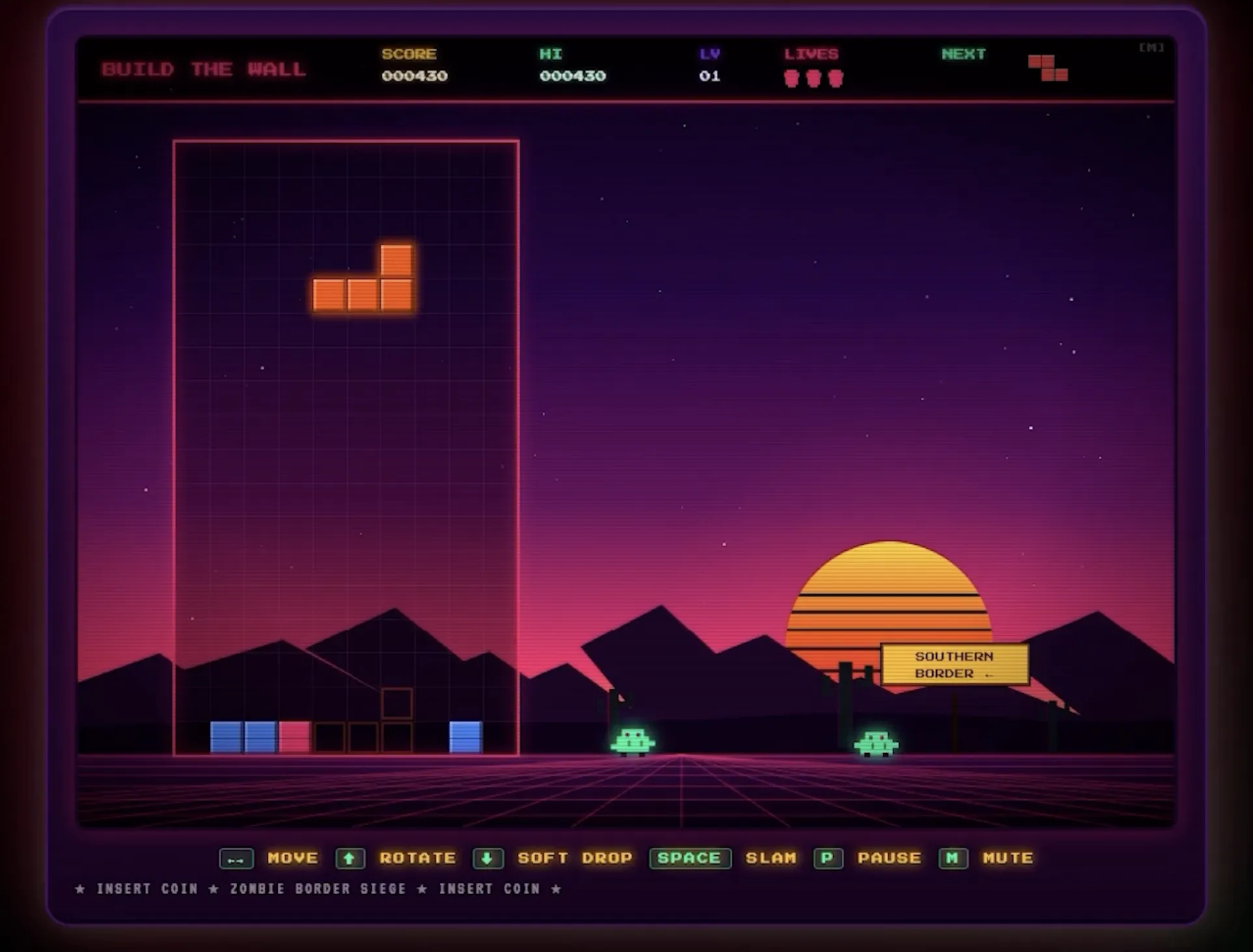 Casa Branca retira jogo estilo Tetris acusado de conteúdo racista