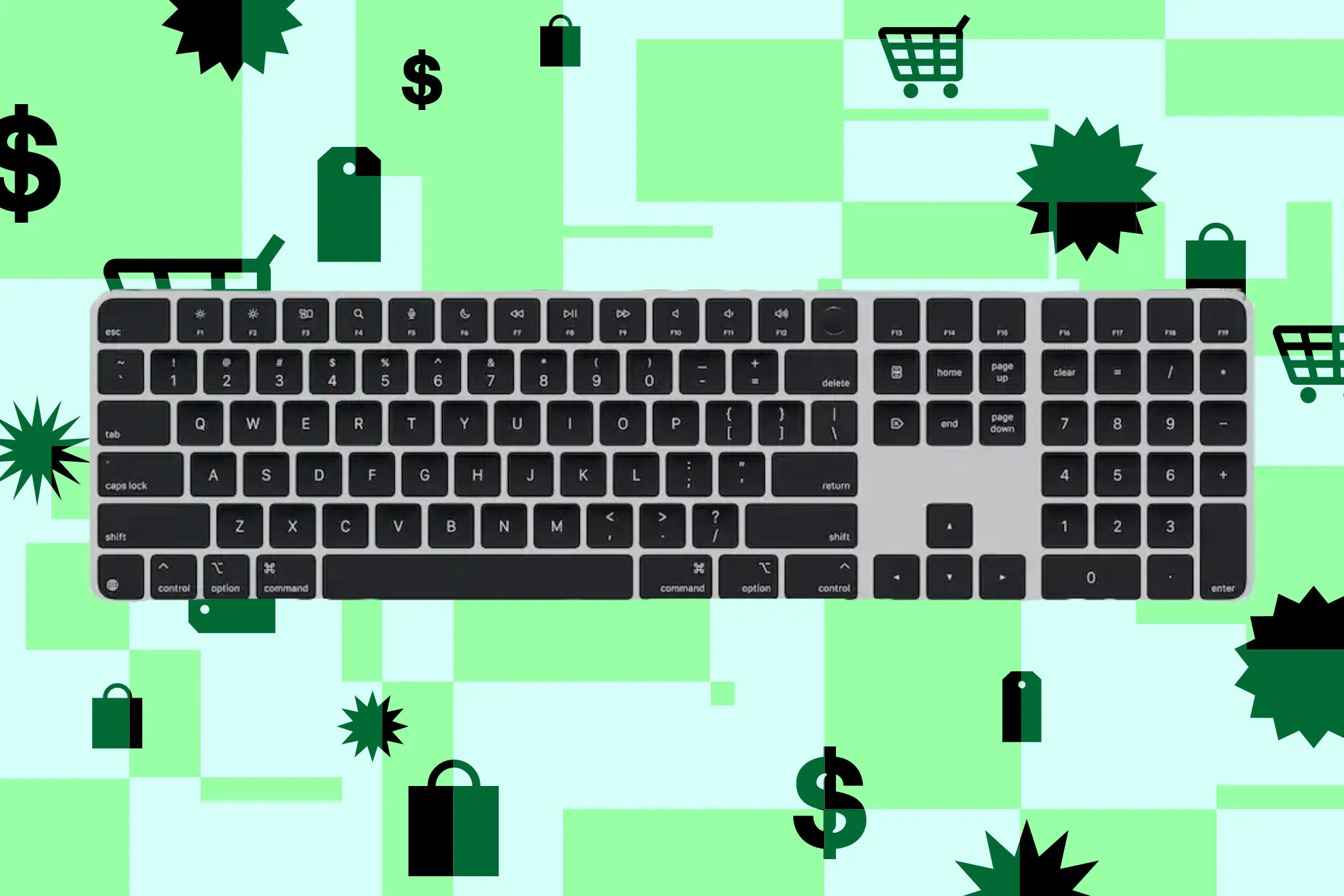 Apple Magic Keyboard com Touch ID e teclado numérico tem desconto de R$ 150 na Amazon e Best Buy