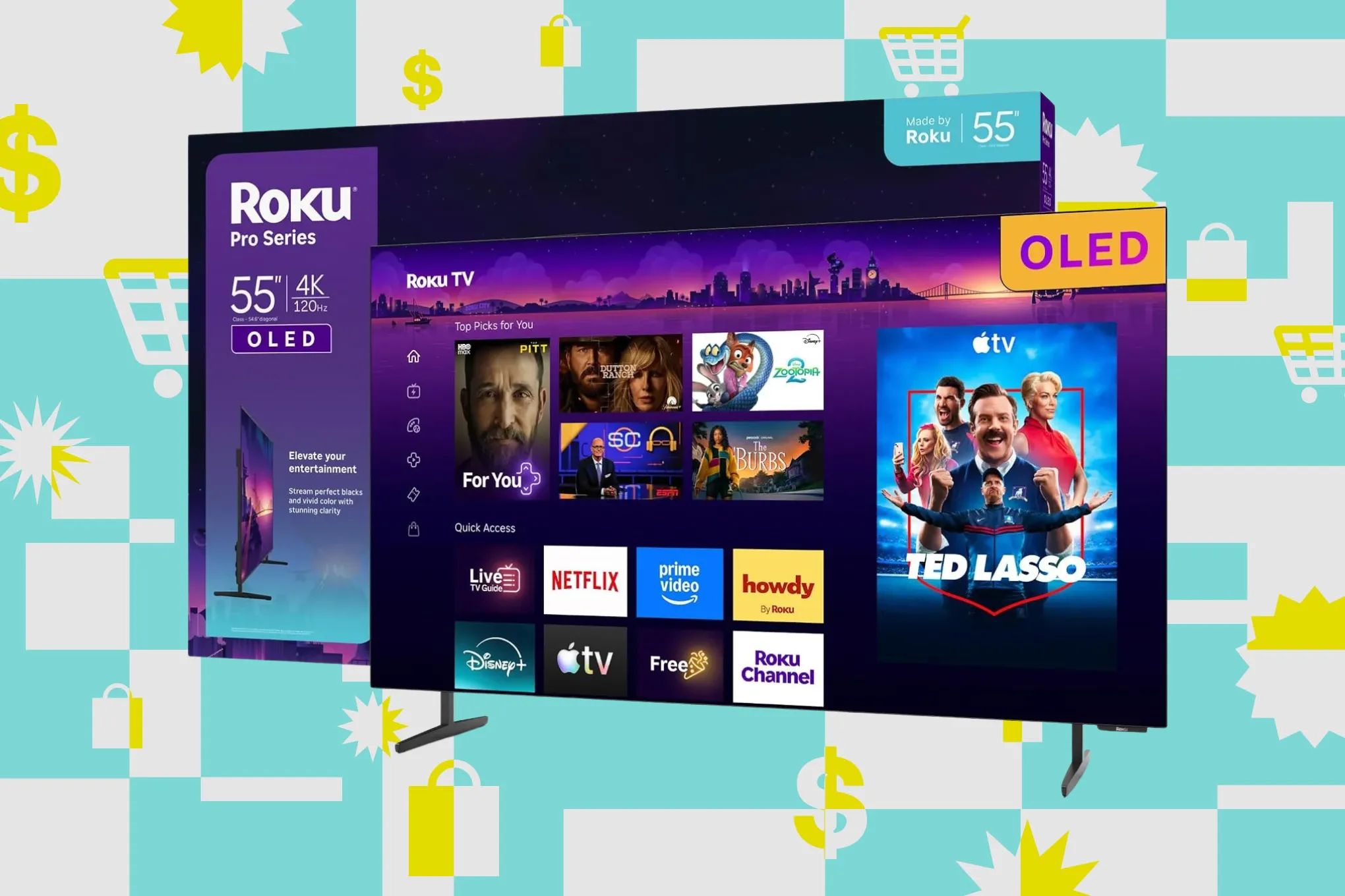 TVs OLED da Roku chegam com descontos de até US$ 400, partindo de US$ 699