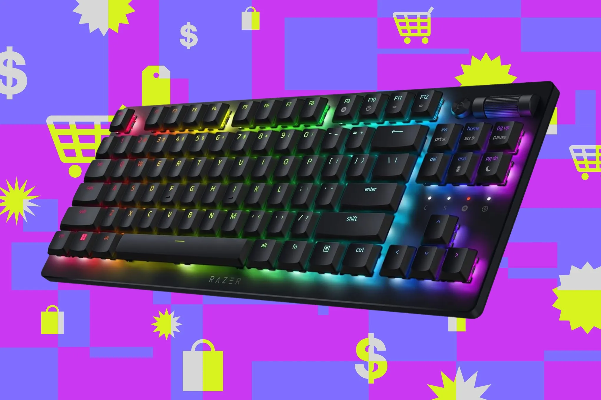 Teclado gamer wireless da Razer está com grande desconto de quase 50%