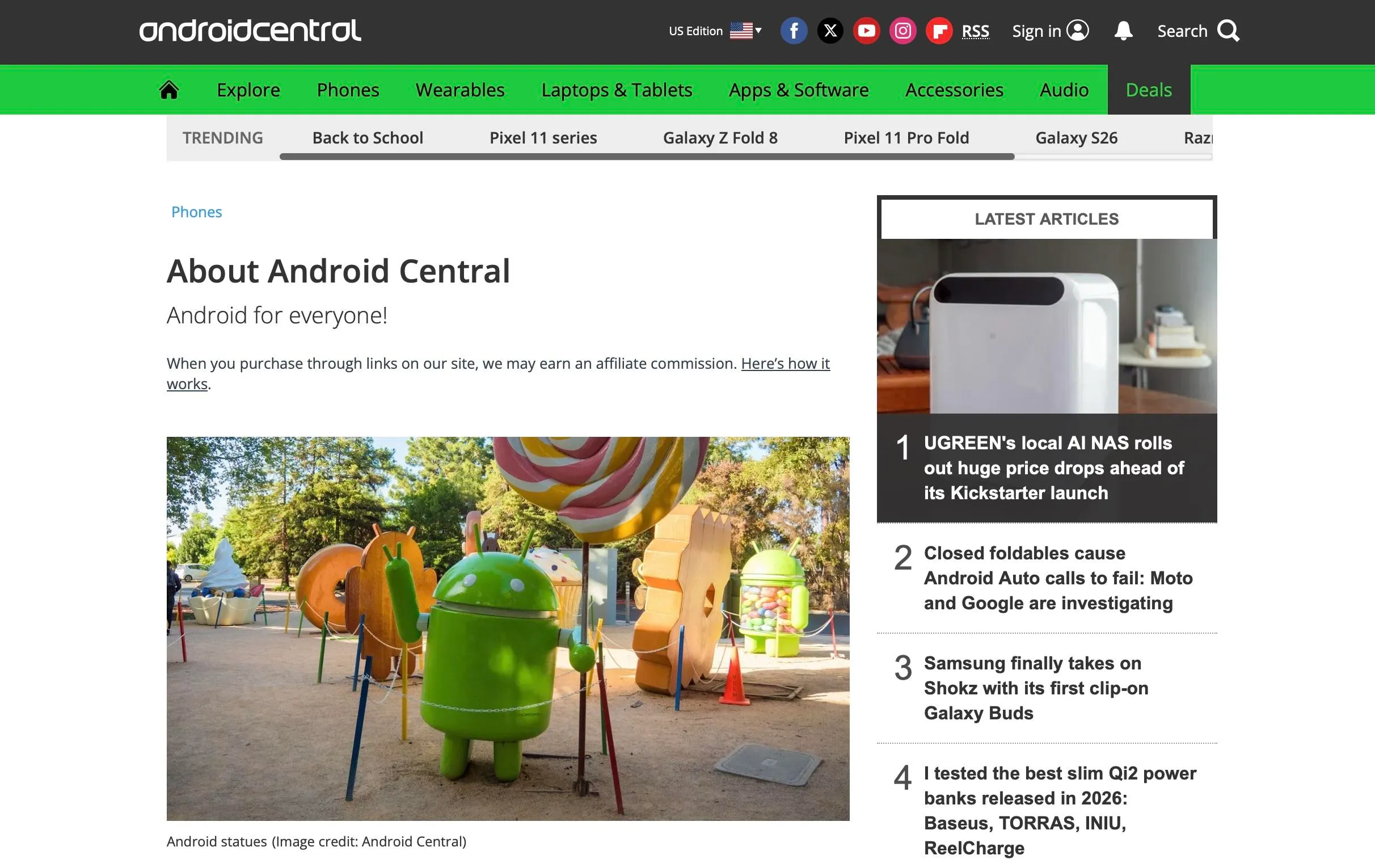 Android Central segue ativo mesmo após demissões em massa do time fixo