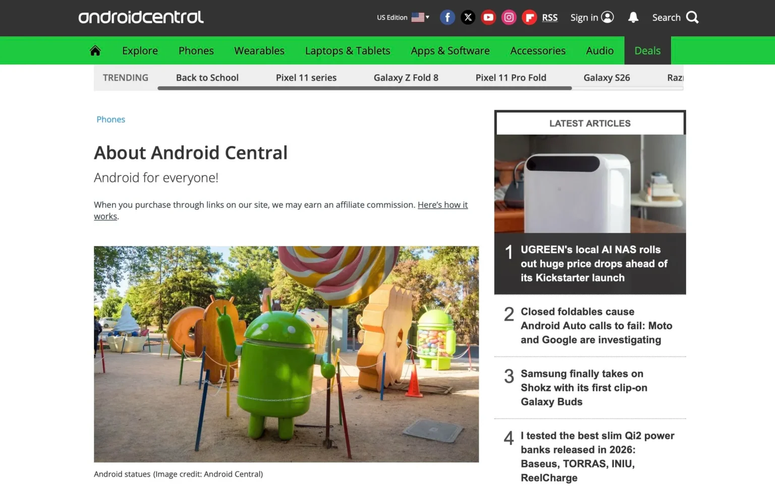 Android Central segue ativo mesmo após demissões em massa do time fixo