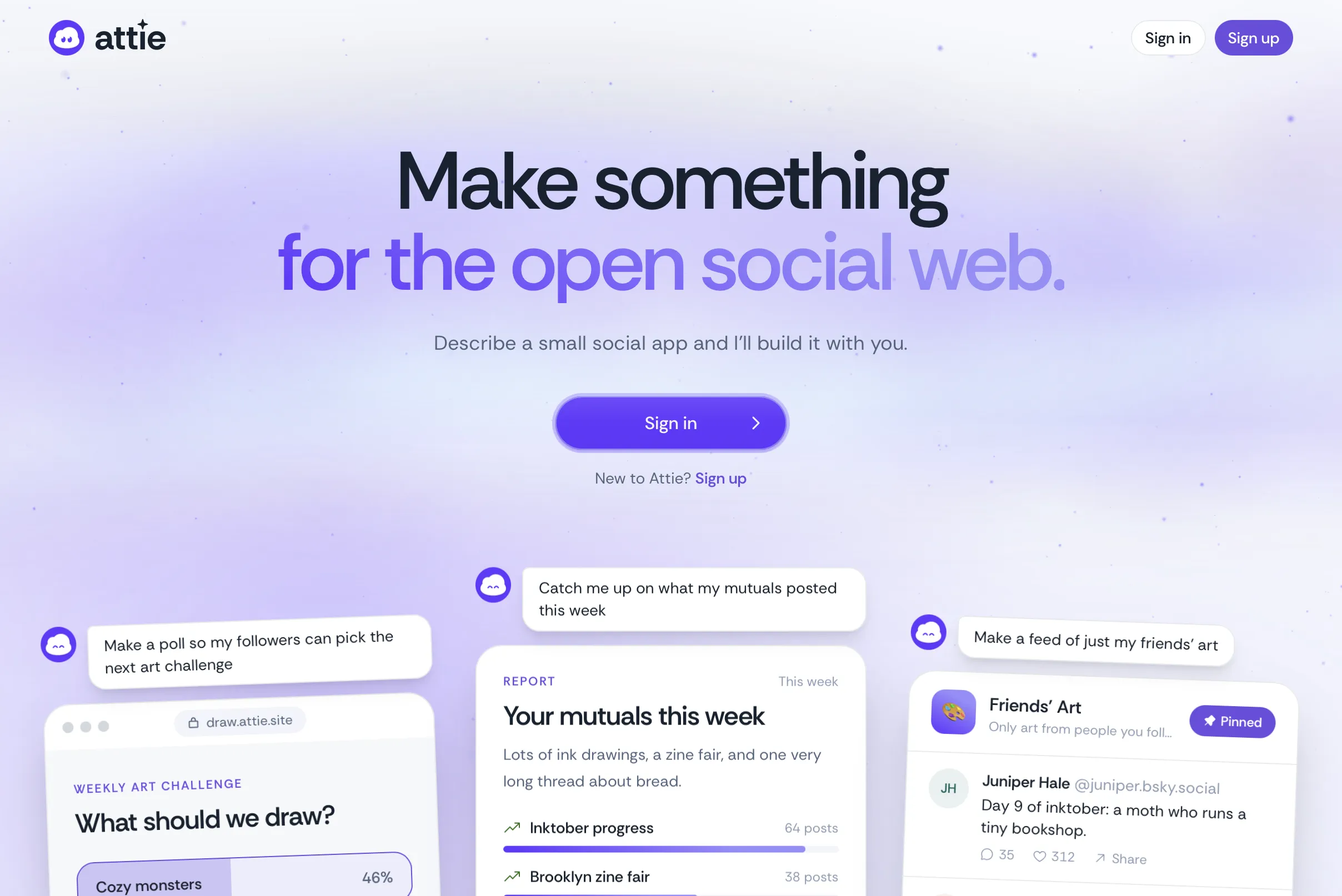 Bluesky amplia funcionalidades do Attie e permite criação de jogos e apps sociais