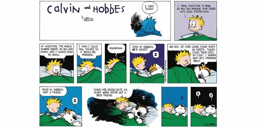 Frase icônica de Calvin e Haroldo define essência da tira 37 anos após lançamento