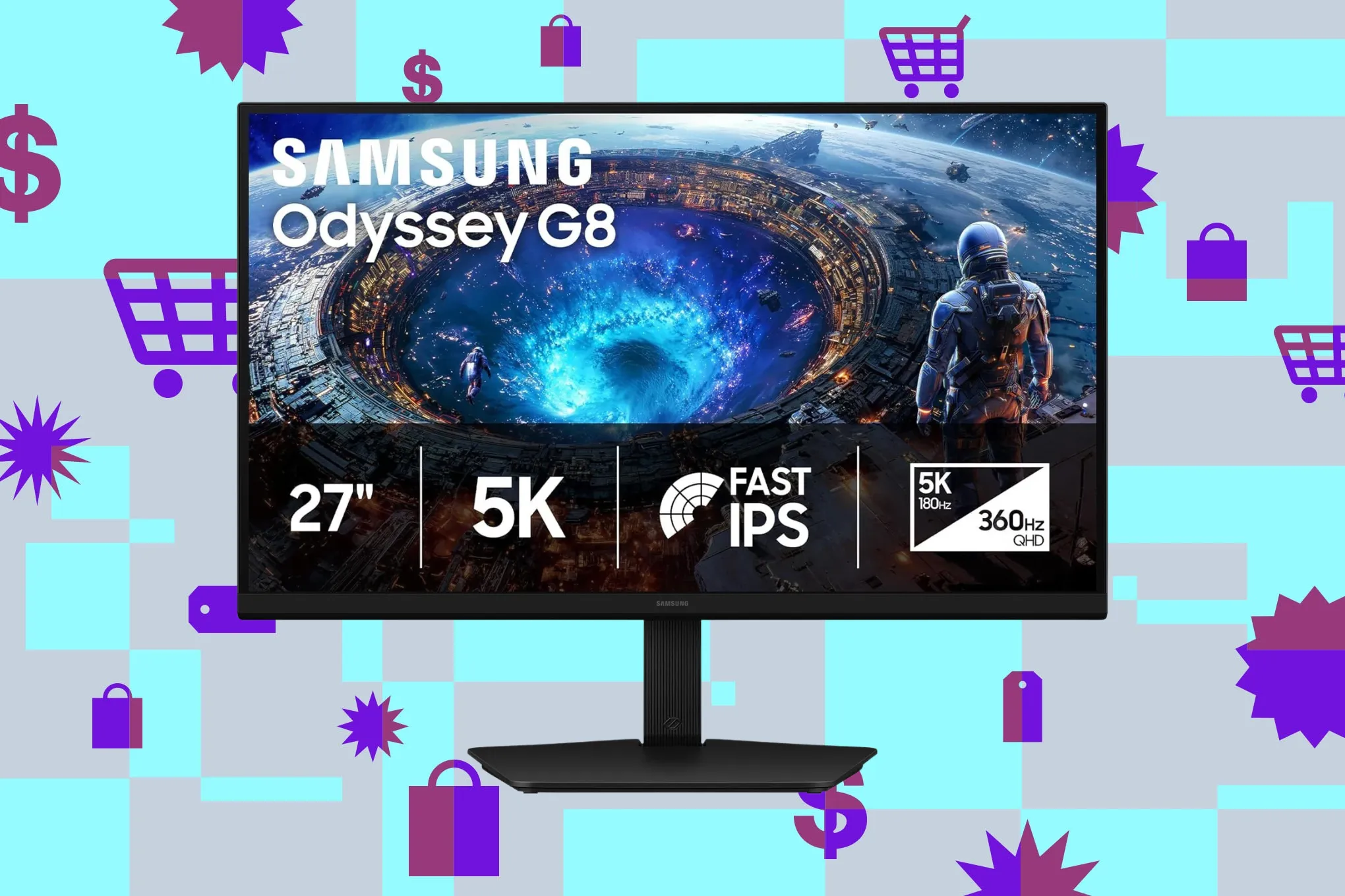 Monitor 5K da Samsung oferece boa performance para jogos por preço competitivo